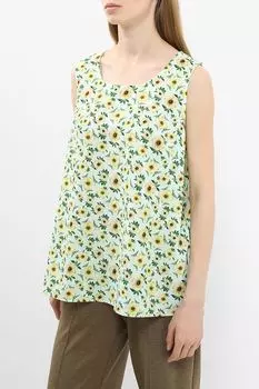 Топ без рукавов с принтом BELUCCI