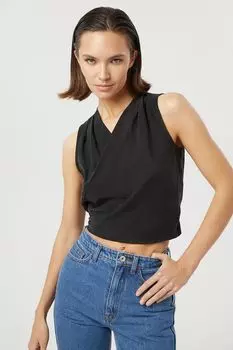 Топ без рукавов с запахом Fashion Rebels