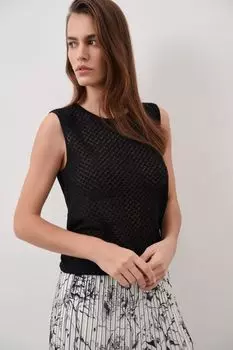 Топ без рукавов текстурный DREAMS by Alena Akhmadullina