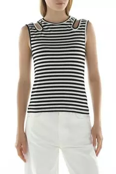 Топ без рукавов в полоску OVS
