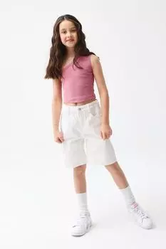 Топ хлопковый асимметричного кроя Smena