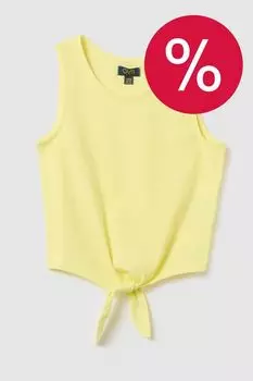 Топ хлопковый без рукавов на завязках OVS