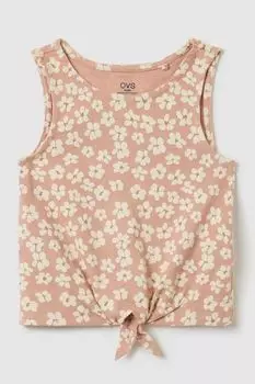 Топ хлопковый без рукавов на завязках OVS