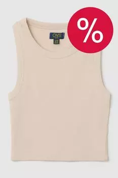 Топ хлопковый без рукавов OVS