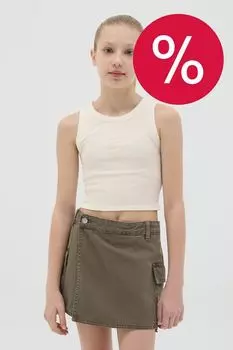 Топ хлопковый без рукавов OVS