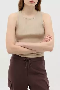 Топ хлопковый без рукавов OVS