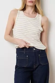 Топ хлопковый без рукавов OVS