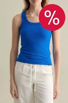 Топ хлопковый без рукавов Piombo