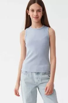 Топ хлопковый без рукавов Smena