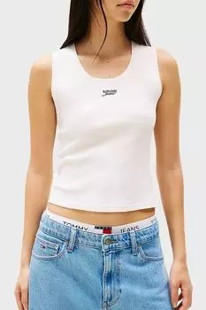 Топ хлопковый без рукавов Tommy Jeans