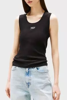 Топ хлопковый без рукавов Tommy Jeans