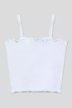 Топ хлопковый на бретельках эластичный OVS