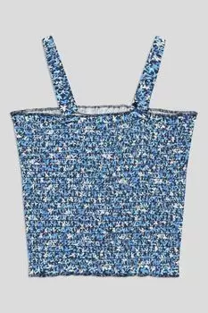 Топ хлопковый на лямках с принтом OVS