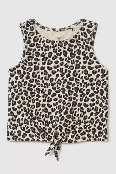 Топ хлопковый с анималистичным принтом OVS