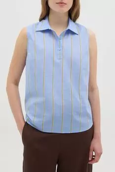 Топ хлопковый с коротким рукавом в полоску OVS