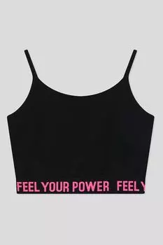 Топ хлопковый с принтом OVS