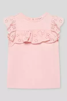 Топ хлопковый с рюшами Fagottino