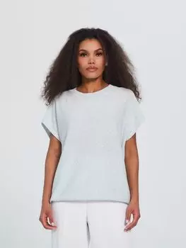 Топ из хлопка с пайетками Vinnis