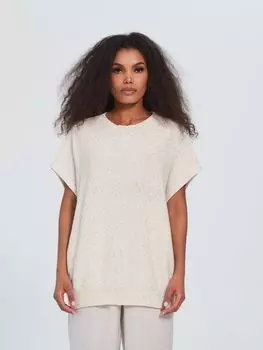 Топ из хлопка с пайетками Vinnis