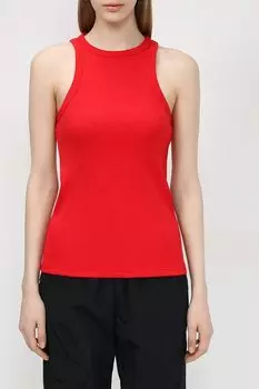 Топ из хлопка в рубчик HUGO