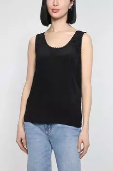 Топ из вискозы с добавлением шелка TWINSET