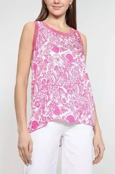 Топ из вискозы с принтом FRACOMINA