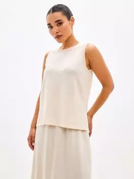 Топ изо льна и хлопка Vinnis