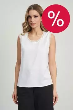Топ льняной без рукавов ElectraStyle