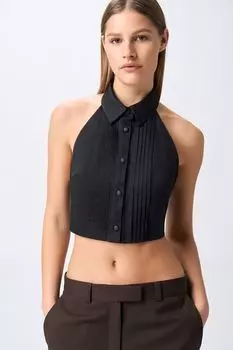 Топ-манишка без рукавов укороченный Fashion Rebels