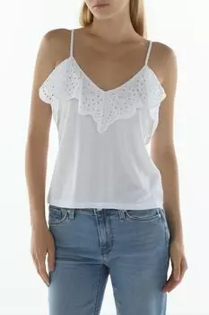 Топ на бретельках с кружевной отделкой OVS
