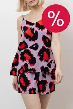 Топ на бретельках с принтом Almando Melado