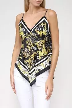 Топ на бретельках с принтом VERSACE JEANS COUTURE