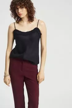 Топ на бретельках с рюшами Nume