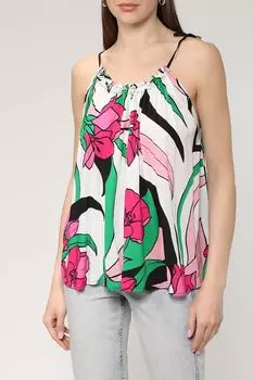 Топ на лямках с цветочным принтом Pinko