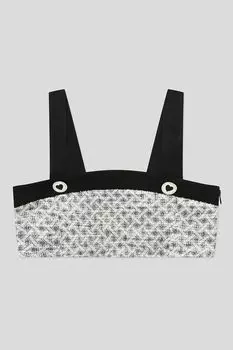 Топ на лямках укороченного кроя Choupette