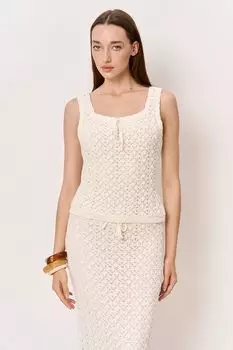 Топ на завязках кроше PAPAYA