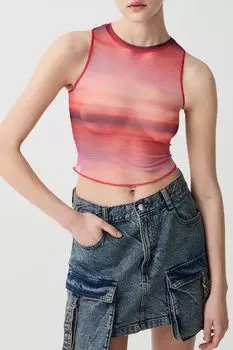 Топ с принтом Baby Angel