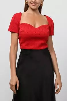 Топ с принтом Paola Ray