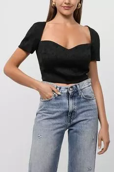 Топ с принтом Paola Ray