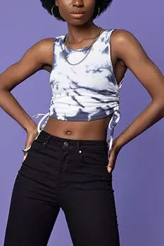 Топ с принтом тай-дай Loft