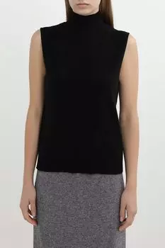 Топ шерстяной с воротником стойкой SABRINA SCALA