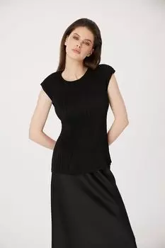 Топ трикотажный без рукавов в рубчик Fashion Rebels