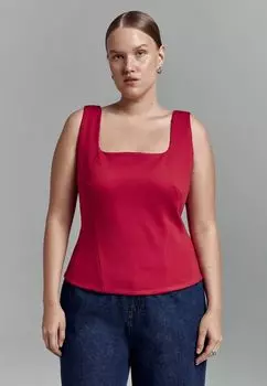 Топ трикотажный в корсетном стиле DIVNO