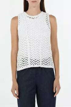 Топ вязаный ажурный Piombo