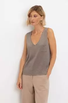 Топ вязаный без рукавов VERY NEAT