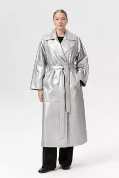 Тренч двубортный из искусственной кожи Fashion Rebels