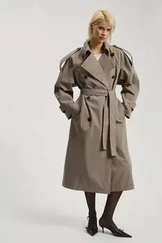 Тренч хлопковый свободного кроя Nume