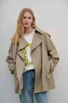 Тренч хлопковый укороченный DREAMS by Alena Akhmadullina