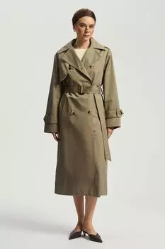 Тренч классический на поясе Nume