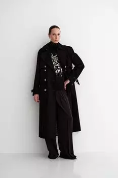 Тренч классический свободного кроя LAROOM